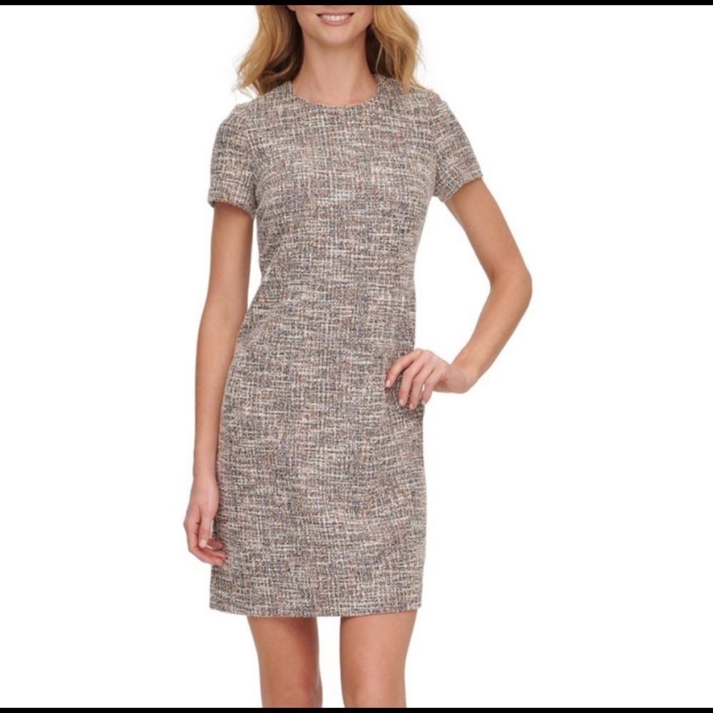 NWT Calvin Klein Ponte Shift Dress